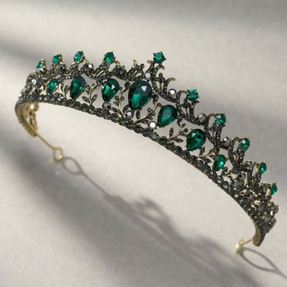 Crystal Tiara Crowns For Women Girls Princess Elegant Crown